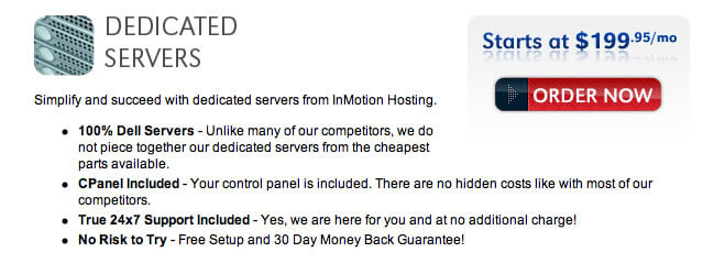inmotion dedicated hosting inmotion dedicated hosting