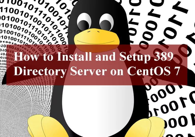 389 Directory Server on CentOS 7