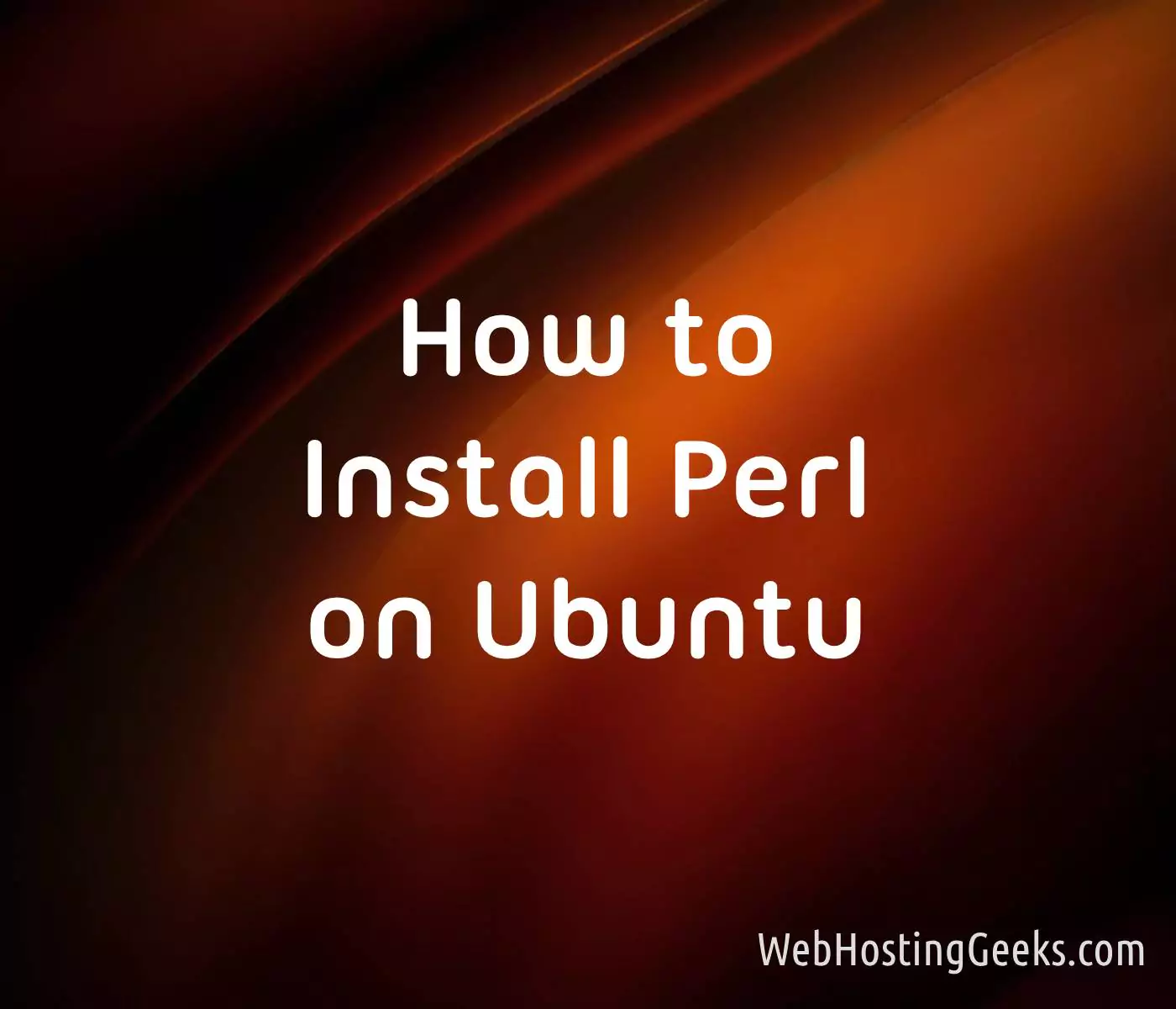 How to Install Perl on Ubuntu