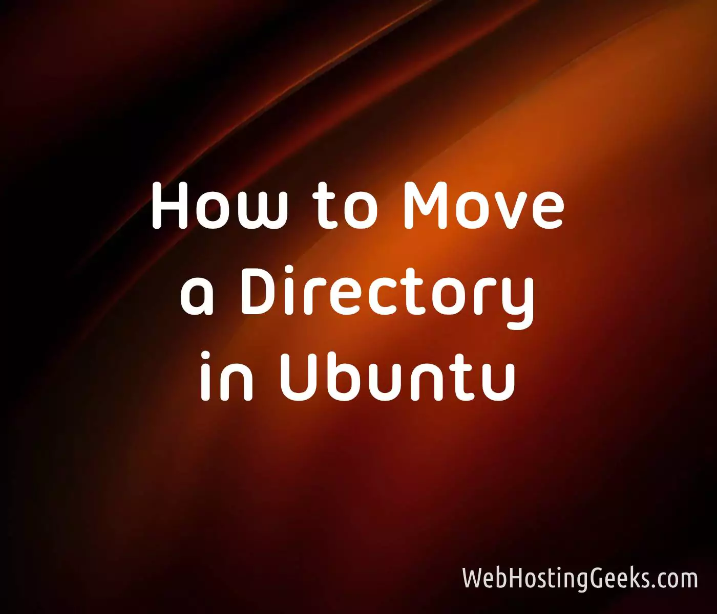 How to Move a Directory in Ubuntu
